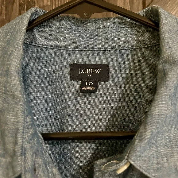 J. Crew Light Blue Midi Dress - Picture 2 of 5